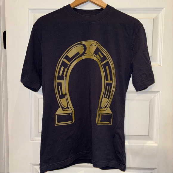 PALACE Other - PALACE Medium Luck T-SHIRT Size Small Dark Gray With Gold Horse Shoe
